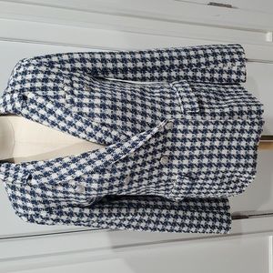 Ellen Tracy Tweed Jacket – Double Breasted, Size Medium, NEW with Tags, Classic